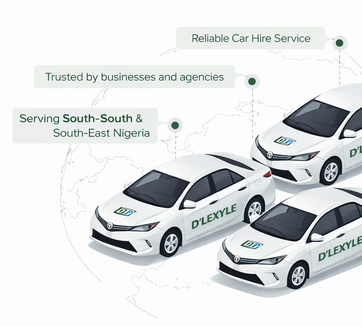 Fleet of well-maintained vehicles